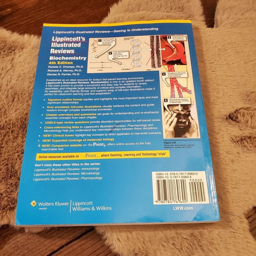 Lippincott Illustrated Reviews: 4th Biochemistry by Pamela C. Champe, Richard A.